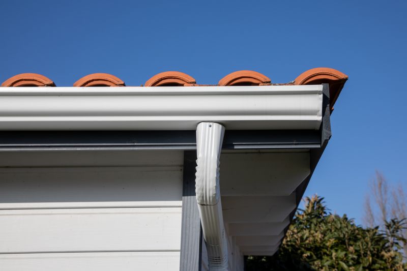 Gutter Installation on Roof Edge